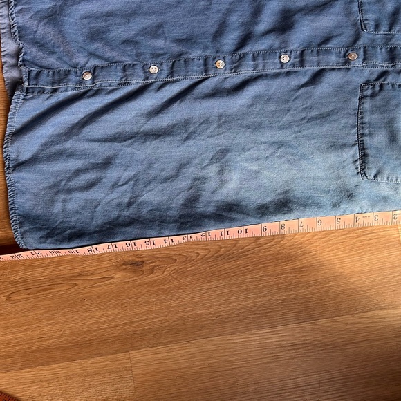 Blue Chambray Maxi Shirt Dress - Picture 8 of 8